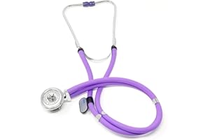 ELITE MEDICAL INSTRUMENTS EMI EMI Sprague Rappaport Dual Head Medical Stethoscope - Lilac #112 Perfect for Nurses