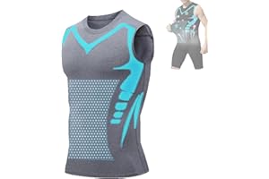 YJFZYYJJ Men Compression Shirt, 2024 New Version Ionic Shaping Sleeveless Vest for for Men to Build a Perfect Body