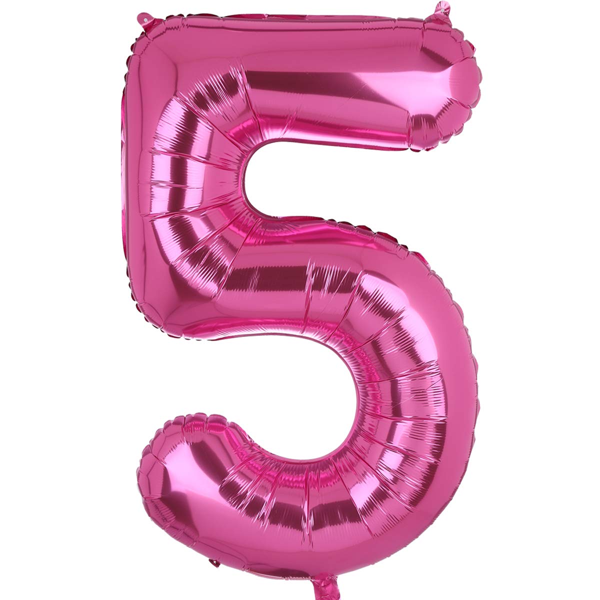 XXL Large Pink Number 5 Foil Balloon Foil Mylar Giant Girl Helium Balloon Birthday Party Decoration Supplies Baby 100 cm
