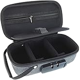 LYLEAF Smell Proof Bag Container with Lock, Small Stash Box, Portable Hard Case for Travel Storage(8 * 4Inch)