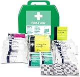 Lewis-Plast Premium First Aid Kit Box 20 Person with Carry Handle & Wall Mount