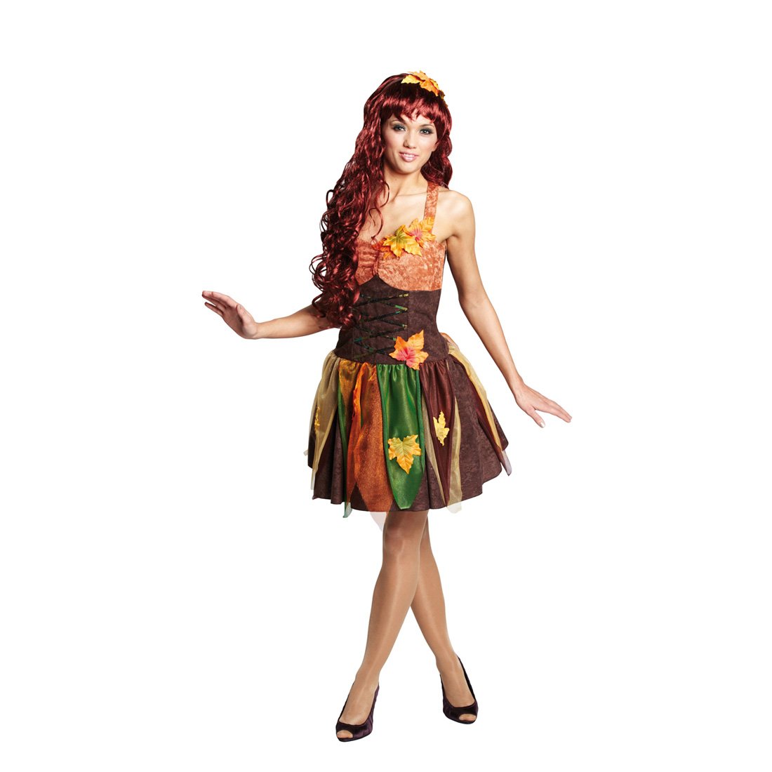 Ahillea Elfen Kostüm Herbstfee Waldelfe Feenkostüm Fee Verkleidung Elfe