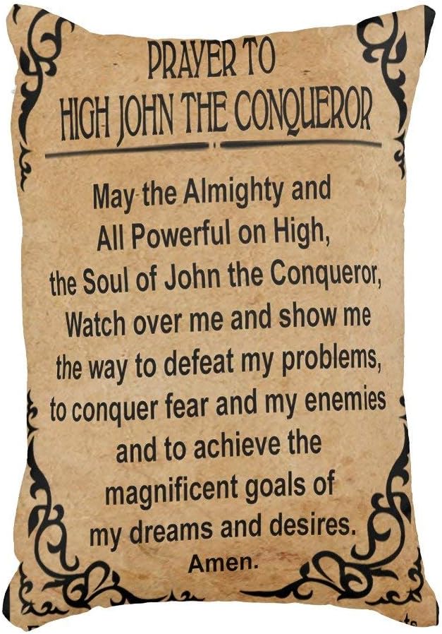 MrRui Prayer To High John the Conqueror Art Throw Pillow Case Cushion Cover 18x18 inch