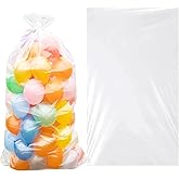 2 Pcs 98.4 x 59 Inches Large Balloon Bags for Transport, Clear Giant Storage Bags Large Clear Balloon Drop Bag for Transport Birthday Wedding Gender Reveal Graduation Party Supplies