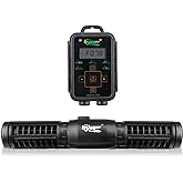 hygger Aquarium Wave Maker, 18W Adjustable Cross Flow Pump with LED Display Controller, Magnetic DC 24V Aquarium Powerhead for Freshwater and Marine Reef Aquariums Up to 135 Gallon