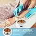 Lavany Wax Warmer, Hair Removal Waxing Kit Pearl Wax Machine Hot Wax Heater with 14 oz Removable Wax Pot, 4 Packs 100g Hard Wax Beans & 10 Wax Applicator Sticks (Wax Beans)