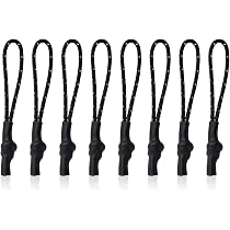 Endoto 8PCS Zipper Pull Replacement for Nike Elite Backpack, Zipper Pulls Tab Extender Replacement for Luggage, Jackets, Pants, Suitcases, Coats(Color:Black&Yellow) Health & Personal Care