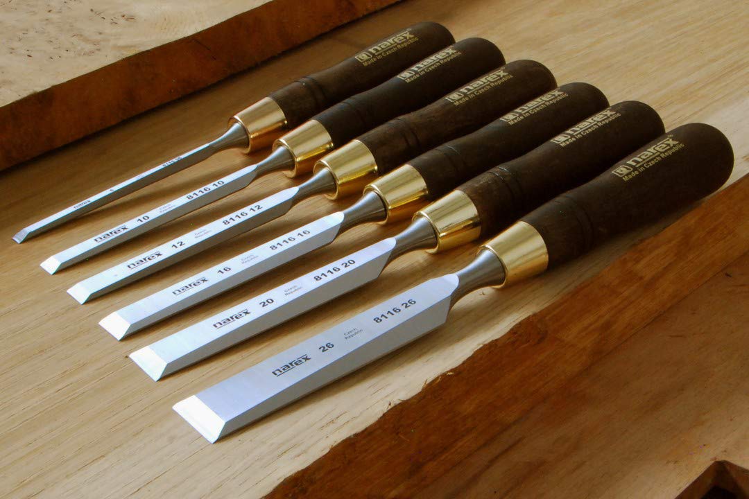 8116 Cabinetmakers Chisel (Black) (Set of 6)