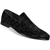 AUSTIN MILL Mens Dress Shoes Loafers Slip-On Suede Flats Business Classic Wedding Party Shoe