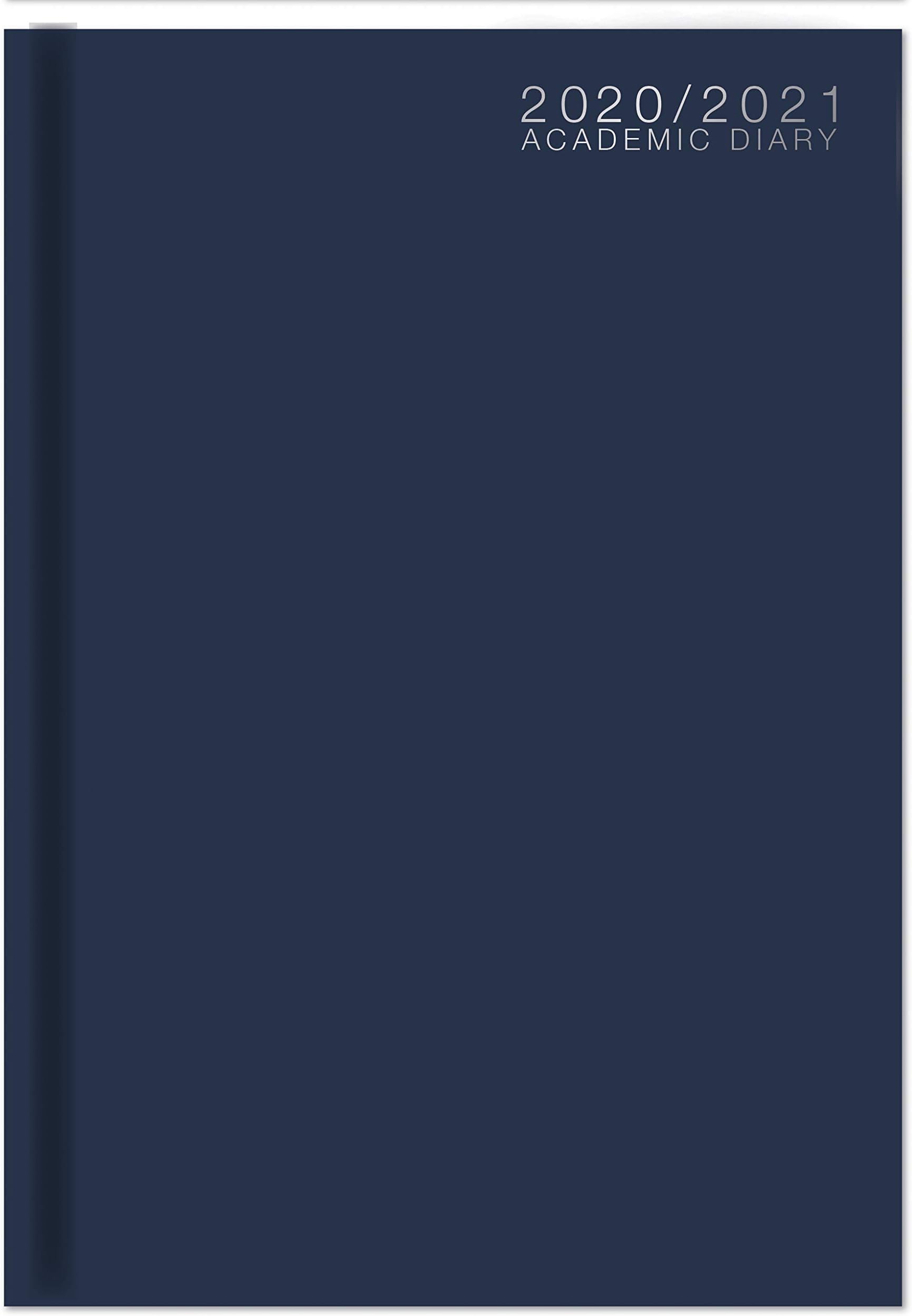 2023-24 A4 Week to View Diary Academic Blue Case-binding Week To View On Two Pages