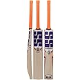 Skihi Ss Kashmir Willow Leather Ball Cricket Bat, Exclusive Cricket Bat For Adult Full Size With Full Protection Cover (Cannon)