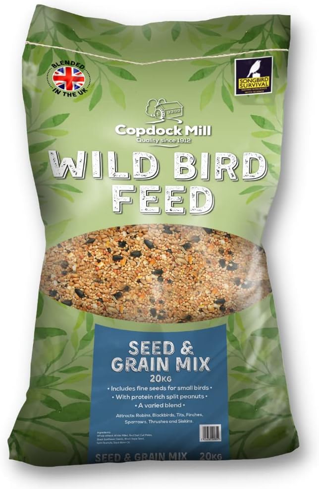 Copdock Mill Wild Bird Seed & Grain Mix 20kg High Energy All Year