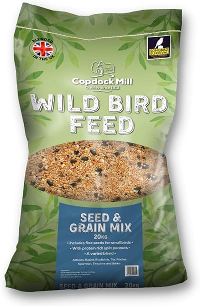 Copdock Mill Wild Bird Seed & Grain Mix 20kg High Energy All Year