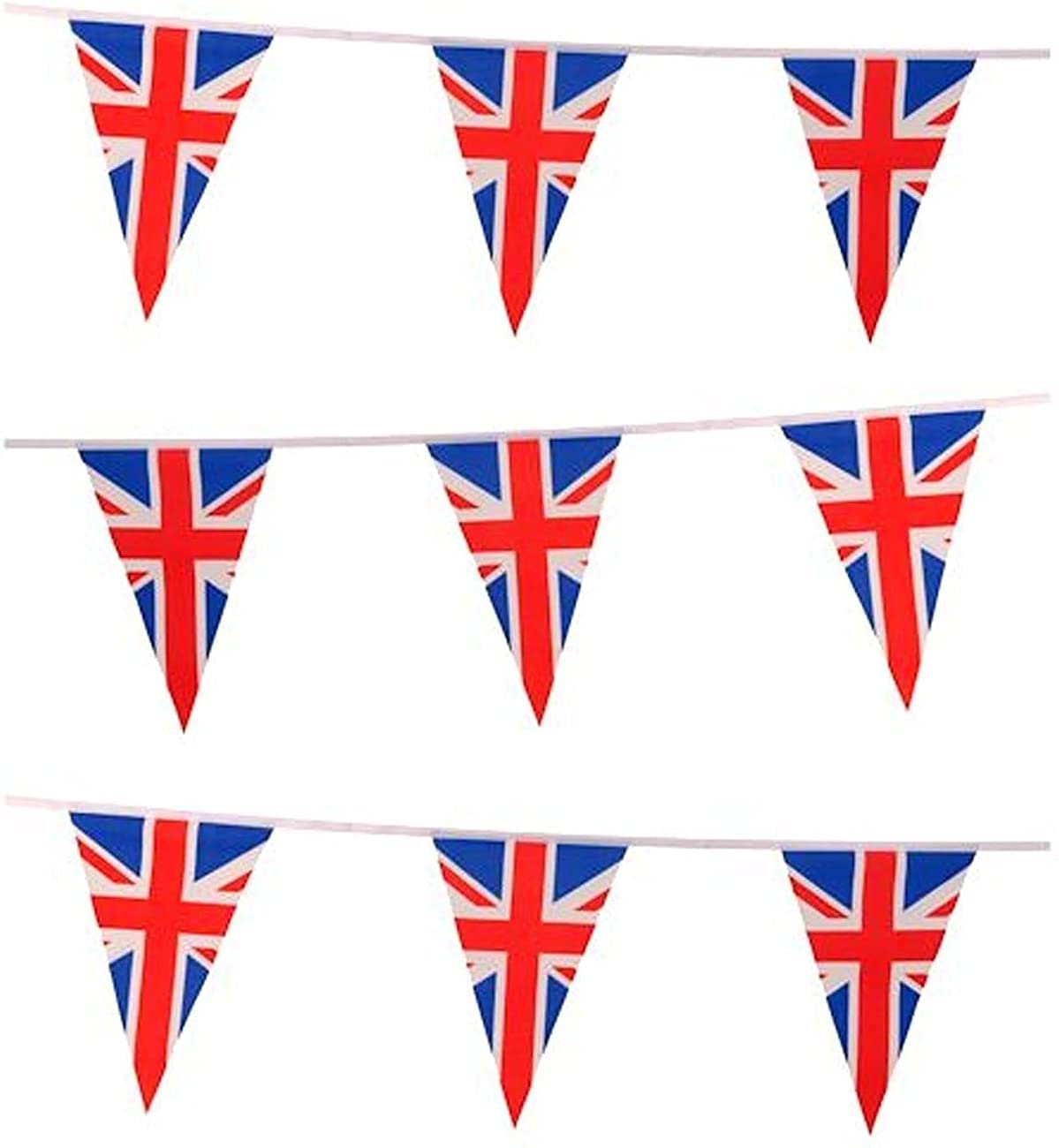 Union Jack Bunting Flag British Banners British String Bunting for Garland Outdoor Garden Decor,70FT
