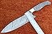Handmade Damascus Steel Chef Kitchen Knife Blank Blade Professional Full Tang Fire Storm Pattern 12.50 Inches JNR5053