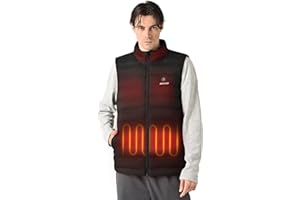 Bodychum Heated Vest For Men With Battery Pack Included Lightweight Rechargeable Electric Heating Vest