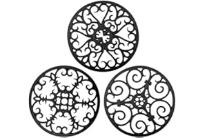 Silicone Trivet Mat-Trivets for Hot Pots and Pans-Silicone Pot Holders for Countertop, Heat Resistant Non Slip Hot Pads for K