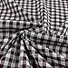 Wide Width 1/4'' Gingham Check Brown, Fabric by the Yard