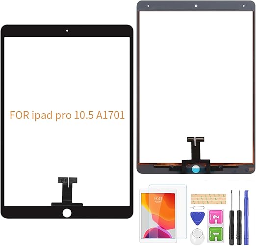 Amazon Com A Mind For Ipad Pro 10 5 Touch Screen Digitizer Glass Replacement Lcd Not Included Touch Panel Repair Parts Kit With Free Screen Protector Tools Black