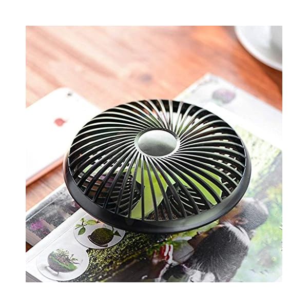 UKHONK-6-Inch-Portable-USB-Powered-Desk-Fan-Personal-Cooling-FanSmall-Table-Fan-Cooling-Fan-with-2-Speed-Adjustable-HeightGreat-for-Desktop-Office-Travelling-Camping-Fishing-HomeBlack UKHONK 6 Inch Portable USB Powered Desk Fan Personal Cooling Fan,Small Table Fan Cooling Fan with 2 Speed & Adjustable…