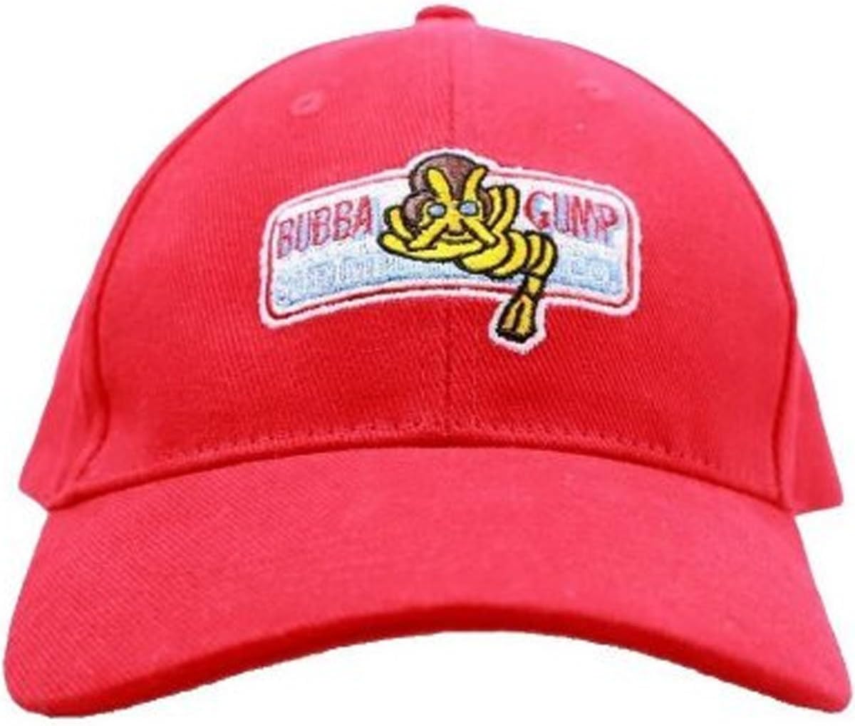 Kimi Store Forrest Gump Cap Bubba Shrimp Baseball Cap Red Hat