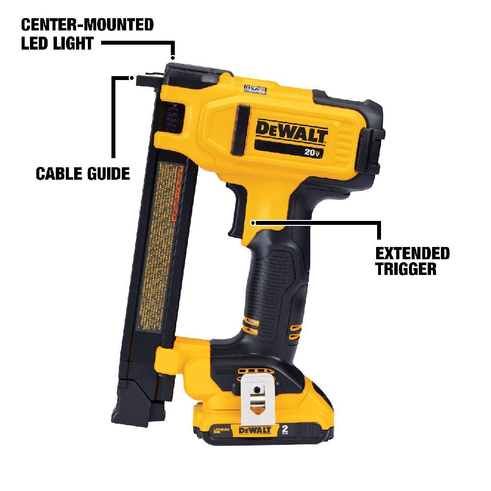 DEWALT 20V MAX Cable Stapler, Tool Only (DCN701B)