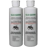 Glo Germ Gel, 8 Ounce, Simulated Germ Lotion for Hand Washing and Aseptic Technique Training, 2-Pack