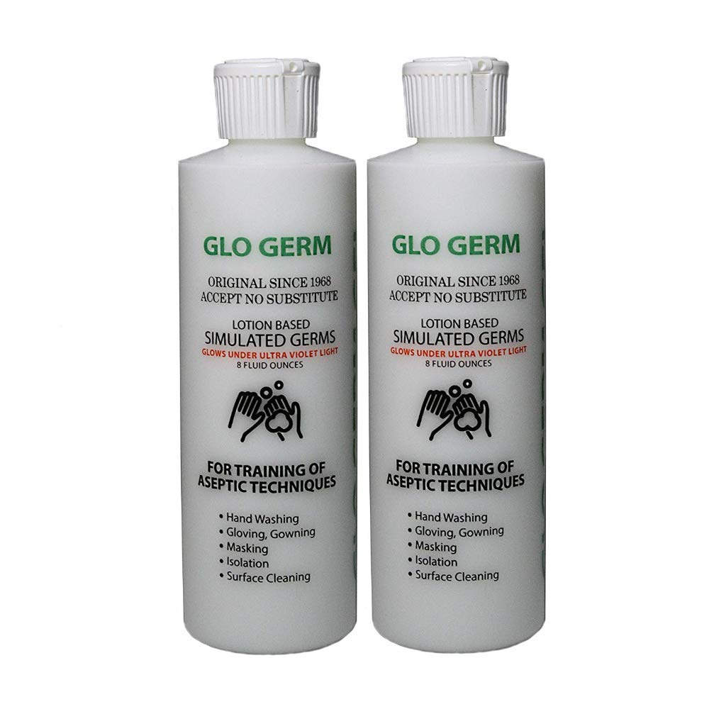 Gel 8 Ounce, Double Pack glo germ Gel (16 oz) - Gel