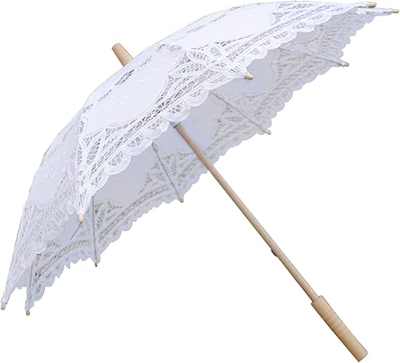 Wedding Umbrellas,Coofit Lace Parasol Parasol Handheld Summer Umbrella