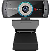 Angetube PC 1080P Webcam with Mic, USB Camera for Video Calling &amp; Recording | for Video Conference Online Teaching Business Meeting, Compatible with Computer Desktop Laptop MacBook, for Windows Mac Linux