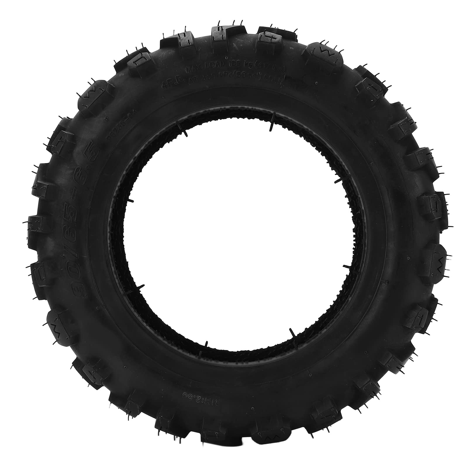 RiToEasysports Electric Scooter Tire,10 Inch Rubber Tire Pneumatic Tubeless Scooter Tire Rear Wheel 90/65‑6.5 With Excellent Grip And Off Road Performance Electric Scooter Electric Scooter