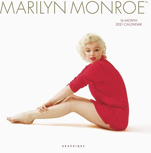 Amazon Co Jp Marilyn Monroe 21 Calendar マリリン モンロー 21年 カレンダー Gf ホビー