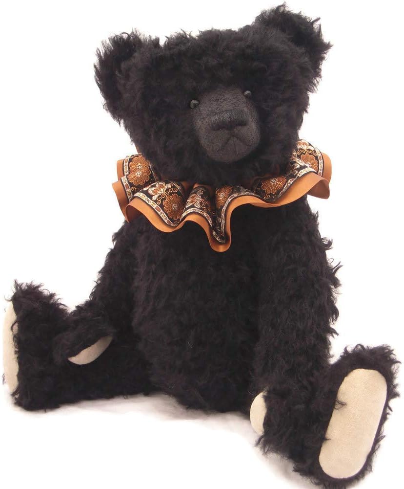 Balthazar - Teddy Bear OOAK Black Steiff Schulte Mohair Artist Collectable 48cm