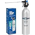 FIRSTINFO A1635 Patented Max. Pressure 110 psi 650ml Aluminum Canister Aerosol Refillable Fluid Storage Spray Can/Pneumatic Compressed Air Sprayer