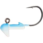 Northland Tackle Tungsten Short Shank Stand Up Jig, 2 Packs, Glo Moonlight, 1/4 Oz Size for Walleye &amp; Bass