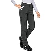 Womens Snow Pants Winter Waterproof Outdoor Soft Shell Fleece Linded Ski Hiking Pants