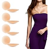 BOPLYBAY Silicone Nipple Covers - Reusable Adhesive Pasties for Women
