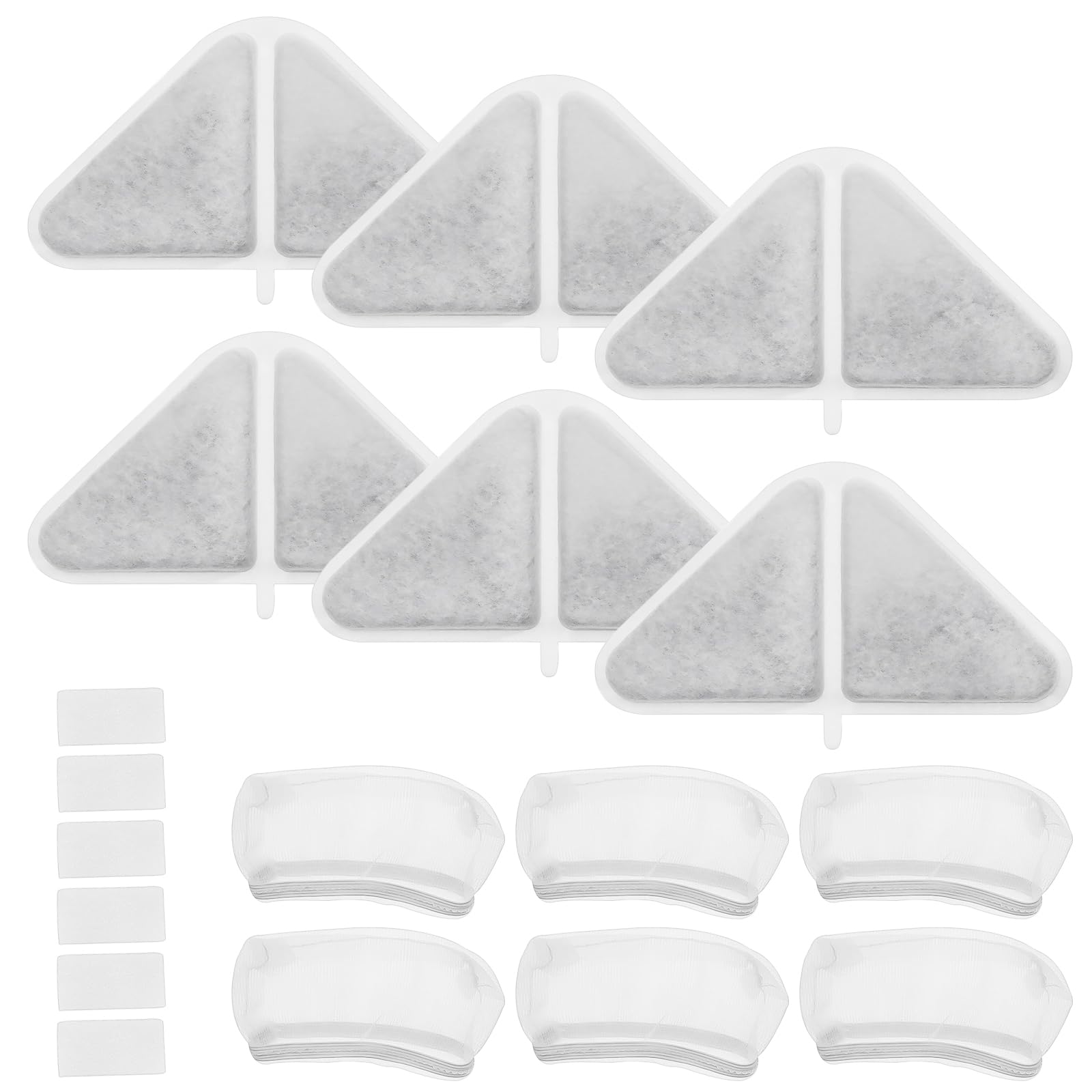 The Lord of the Tools 18PCS Cat Water Fountain Filter Replacement Pet Water Fountain Filter Activated Carbon Filters Compatible with Sibay 195oz/5.8L Dog Cat Water Fountains