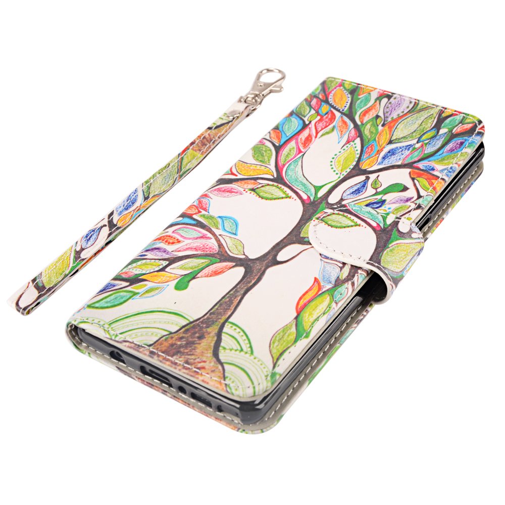 Galaxy Note 8 Case, MagicSky Galaxy Note8 Wallet Case, Premium PU Leather Wristlet Flip Case Cover with Card Slots & Stand for Samsung Galaxy Note8 - Love Tree