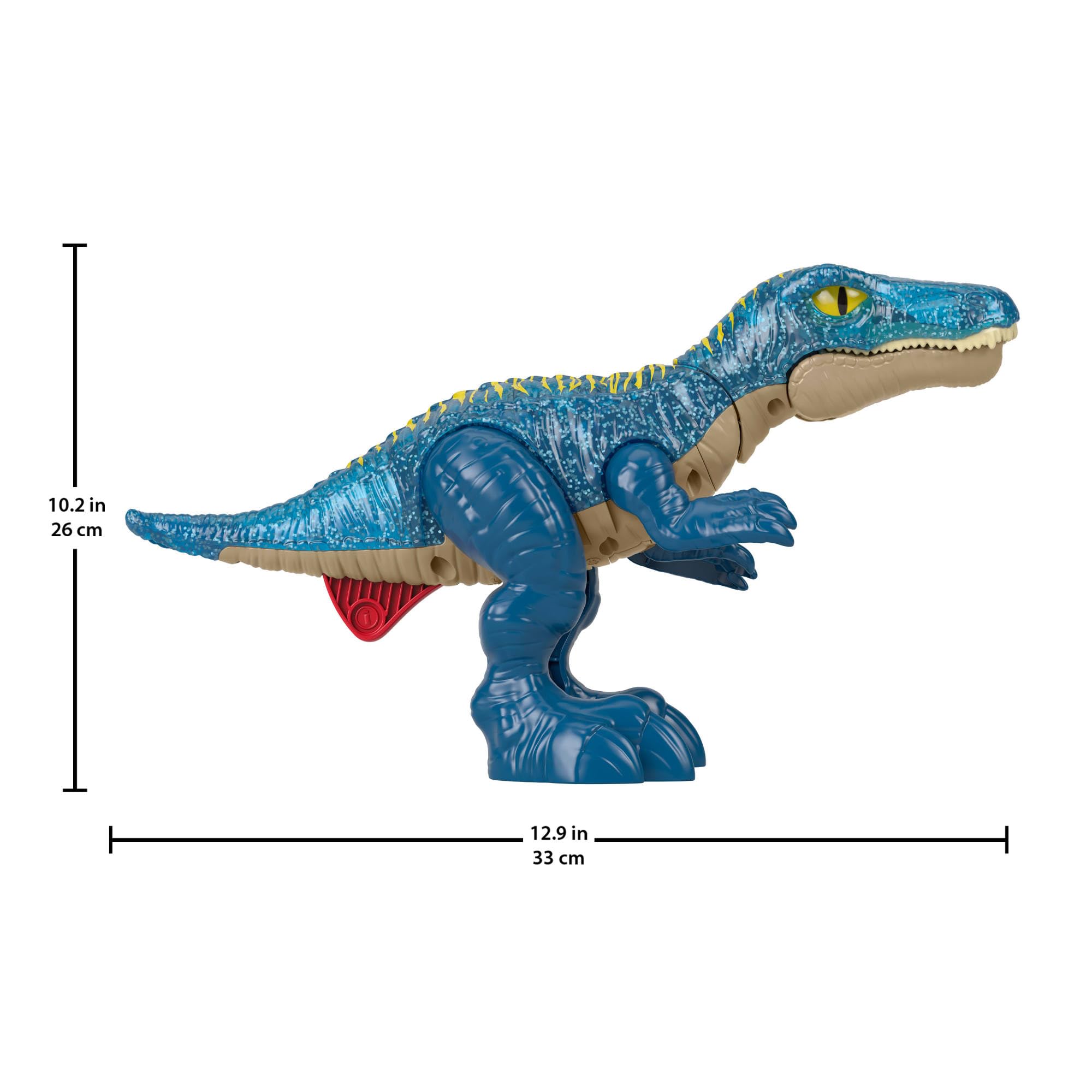 Fisher-Price Imaginext Jurassic World Dinosaurierspielzeug Knurrender Leucht-Baryonyx mit Licht, Geräuschen und Beißfunktion für Kinder ab 3 Jahren, JCT48 5