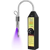 Elitech Freon Leak Detector Halogen Refrigerant Gas Leak Detector HVAC Tester AC Sniffer R22 R410A R134A 1234YF, WJL-6000S