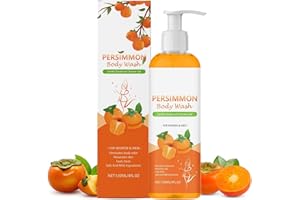 Persimmon Body Wash Gel for Women & Men, Natural Deodorant Body Wash Gel for Old People Smell, Smelly Feet Deodorant Body Odo