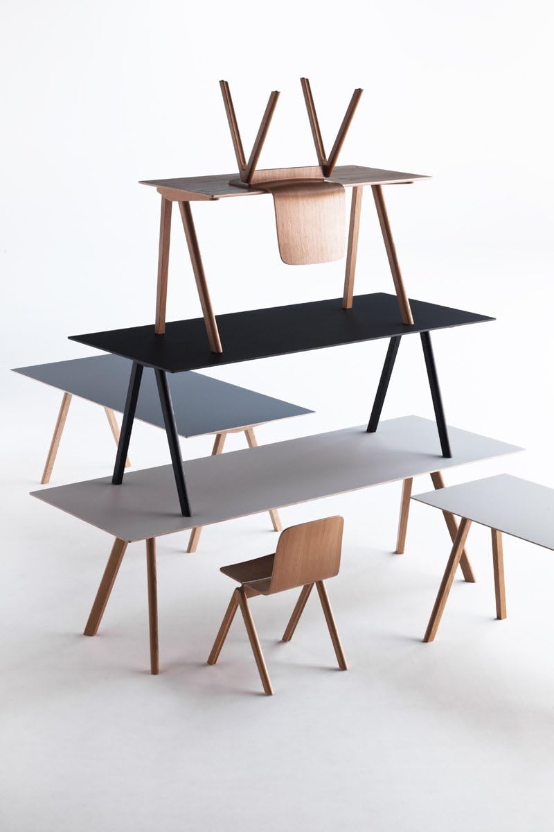 Hay Copenhague Cph30 Esstisch Schwarz Eiche Geseift Stehtisch 200 X 80 Cm Ronan Erwan Bouroullec Design Esstisch Amazon De Kuche Haushalt