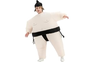 Threadsorcery Inflatable Sumo Costume Kids,Blow Up Wrestler Suit,Halloween Costumes for Boys Girls