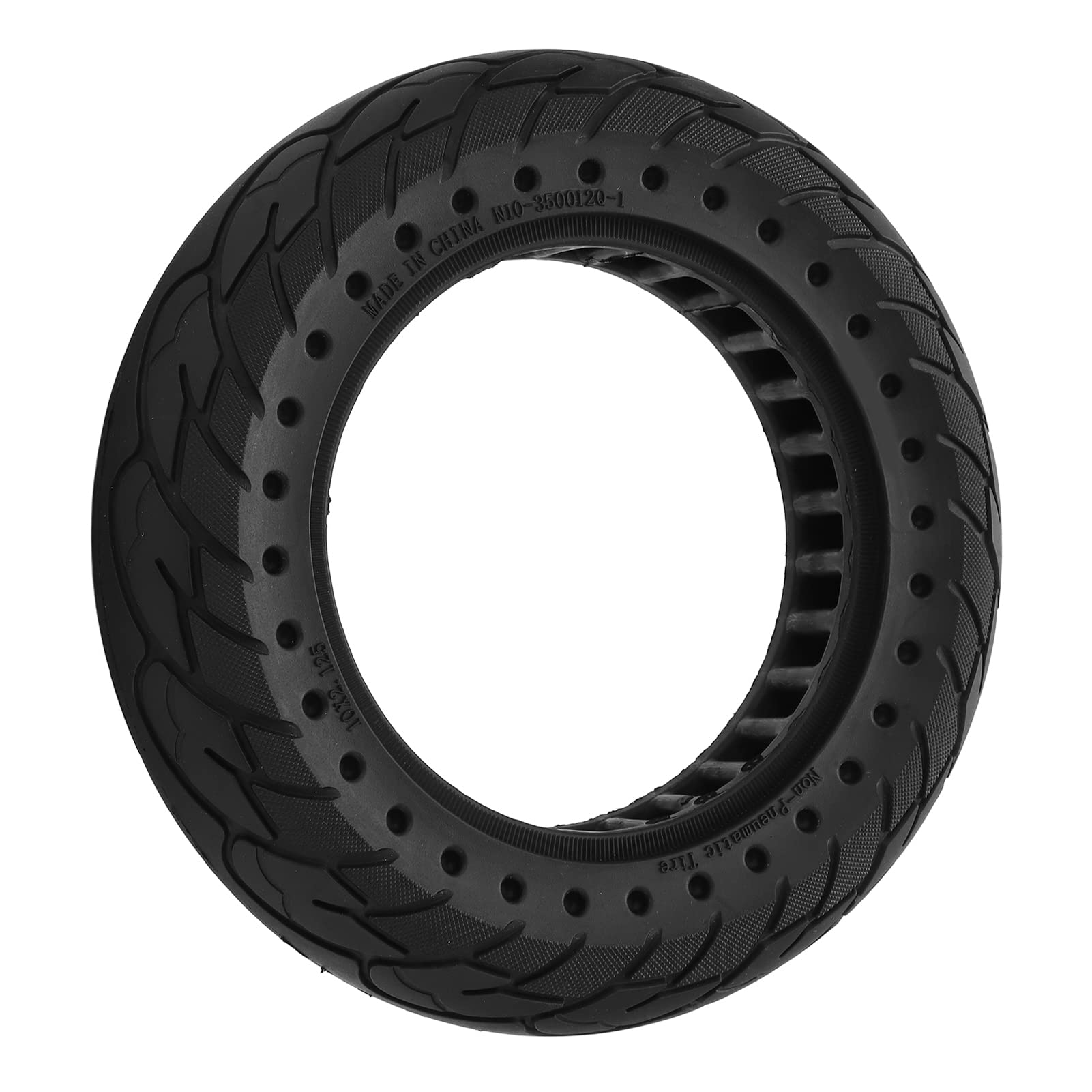 Entatial Electric Scooter Tire, Stretchable Puncture Proof Scooter Qheels High Strength Excellent Grip 10x2.125 Tyre for M365 Electric Scooter