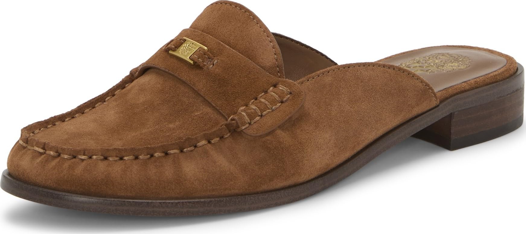 Vince Camuto Women’s Cobby Slip-On Mule, Burnt Sugar, 6