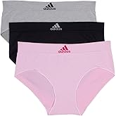 adidas womens Seamless Brief Panties 3-pack