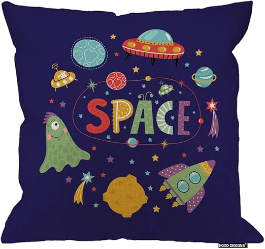 space throw pillows