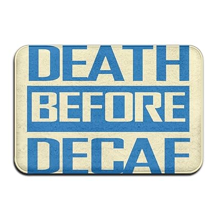 Amazon Com Funnylife Death Before Decaf Anti Skidding Alfobana