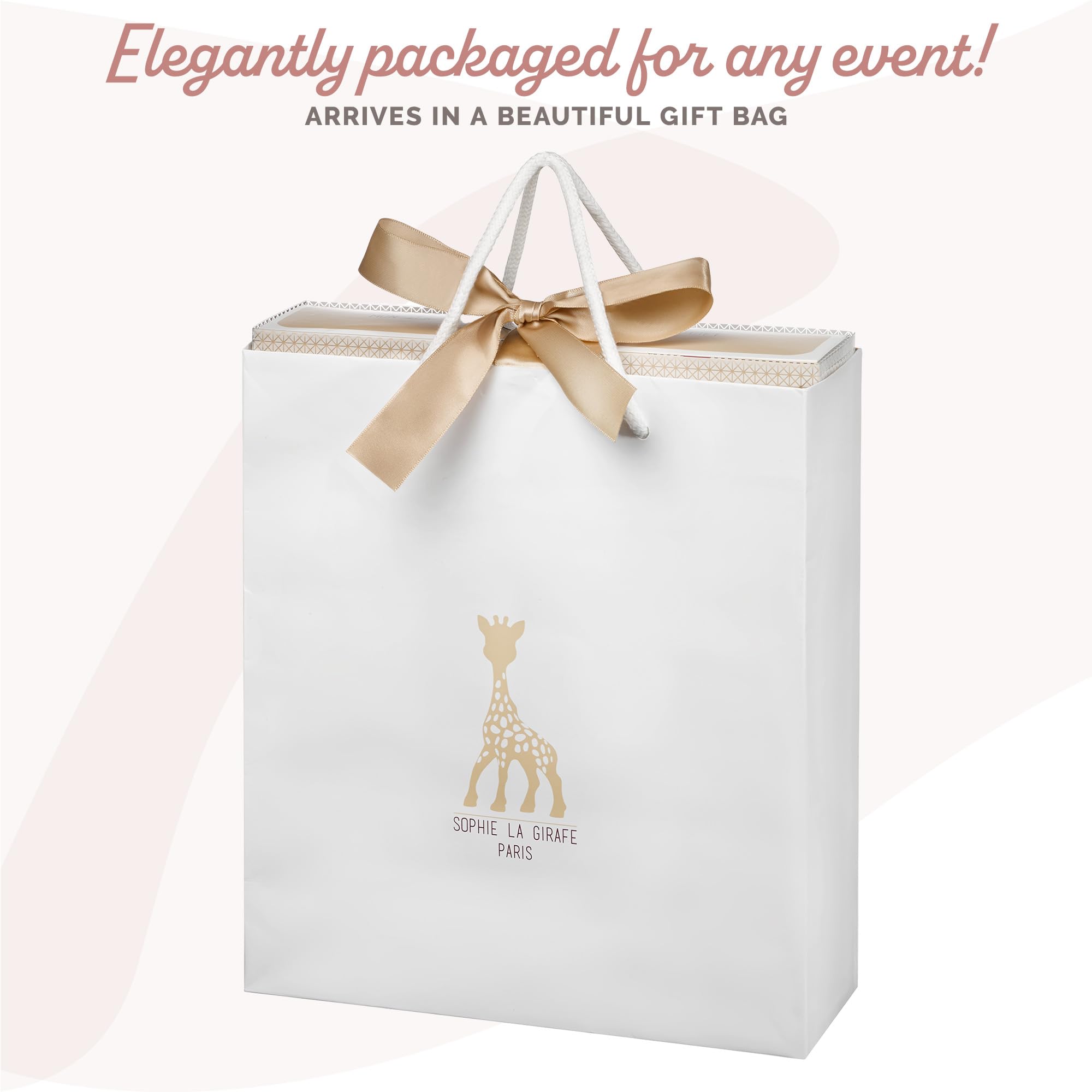 Sophie la girafe | Ready to Give Birth Box | Includes Sophie la girafe & Soft Maracas Rattle | Comfort & Soothe | Awaken All 5 Senses